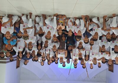 Caravana Cultura como Direito: diálogos culturais, rodas de conversa, troca de saberes, escuta ativa e intervenções artísticas.
