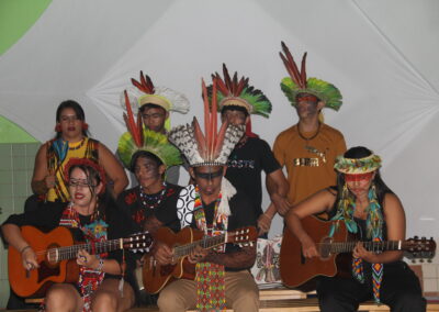 Caravana Cultura como Direito: diálogos culturais, rodas de conversa, troca de saberes, escuta ativa e intervenções artísticas.